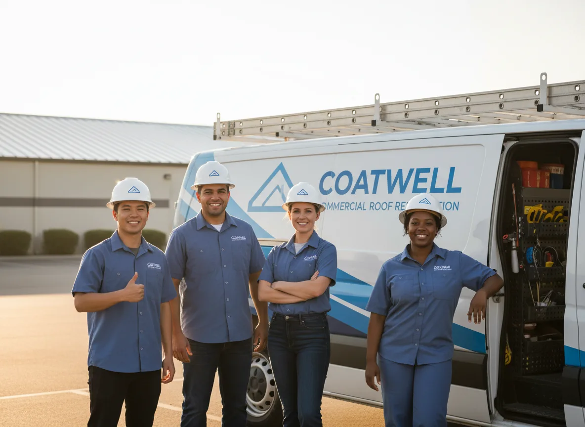 Commercial roof coating company in Pomona, KS